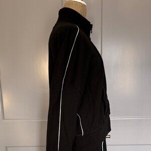 ATM ANTHONY THOMAS MELILO | Black Piped French Terry Track Suit, Size XL